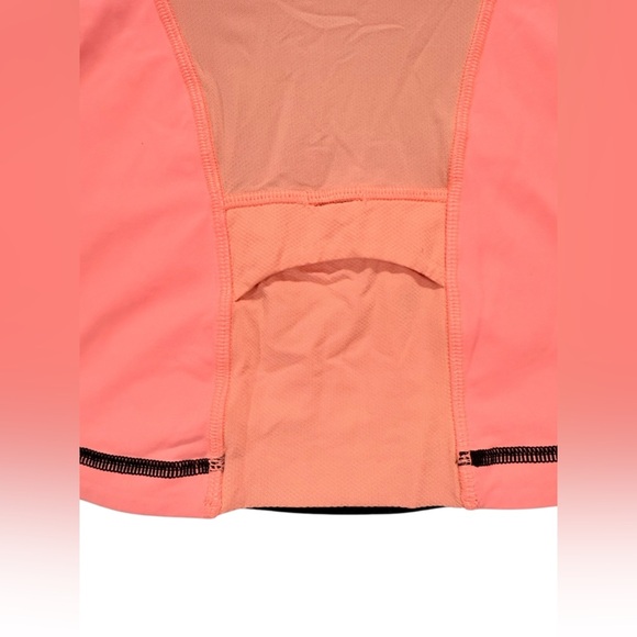 Lululemon Cardio Kick Tank Top Black / Bleached Coral Pink/Pop Orange Sz10 EUC - Picture 7 of 13